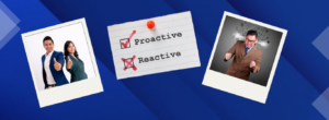 Actitud reactiva vs proactiva frente al cambio
